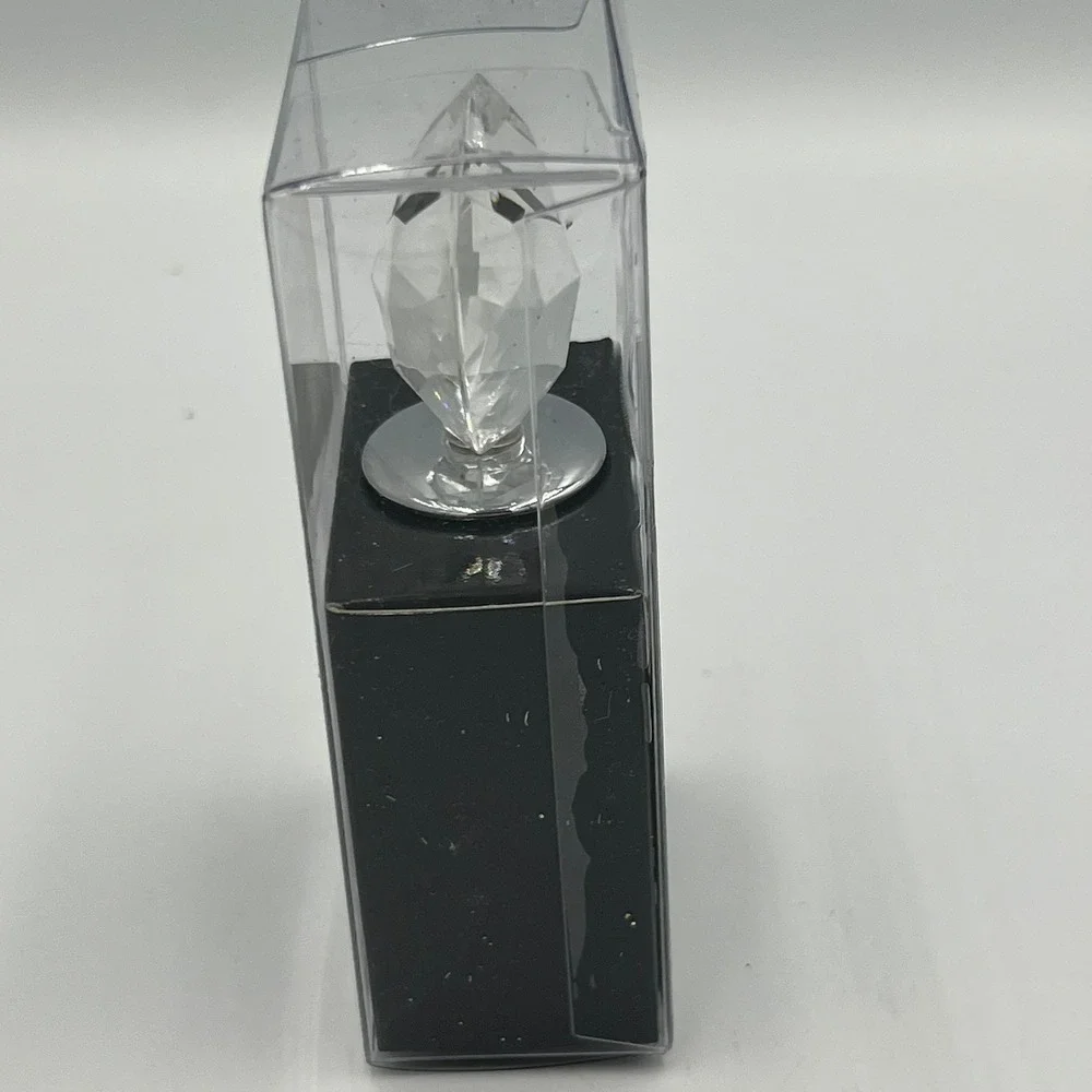 Prodyne Bottle Stopper Unisex OS Clear Brand New Heart Acrylic Metal HS-2-C
